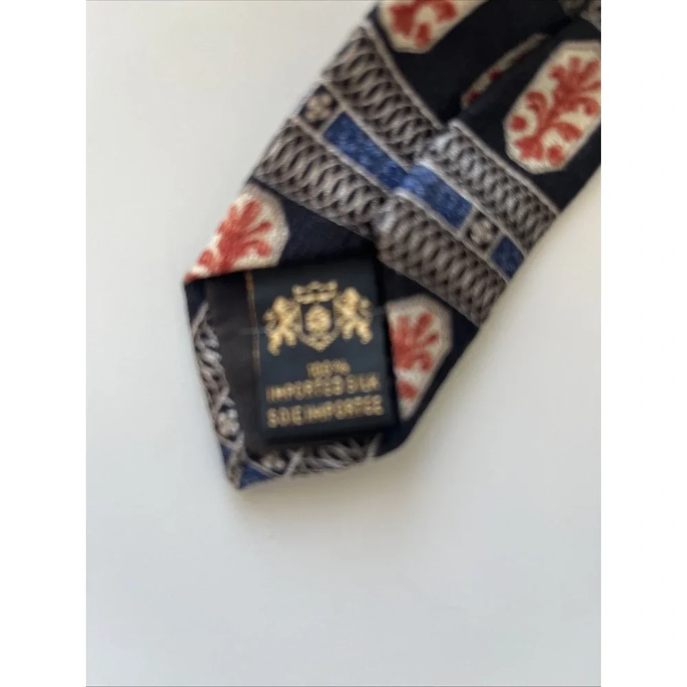 Museum Of Modern Art Masterworks Collection‎ Tie Abstract Orange Blue 57